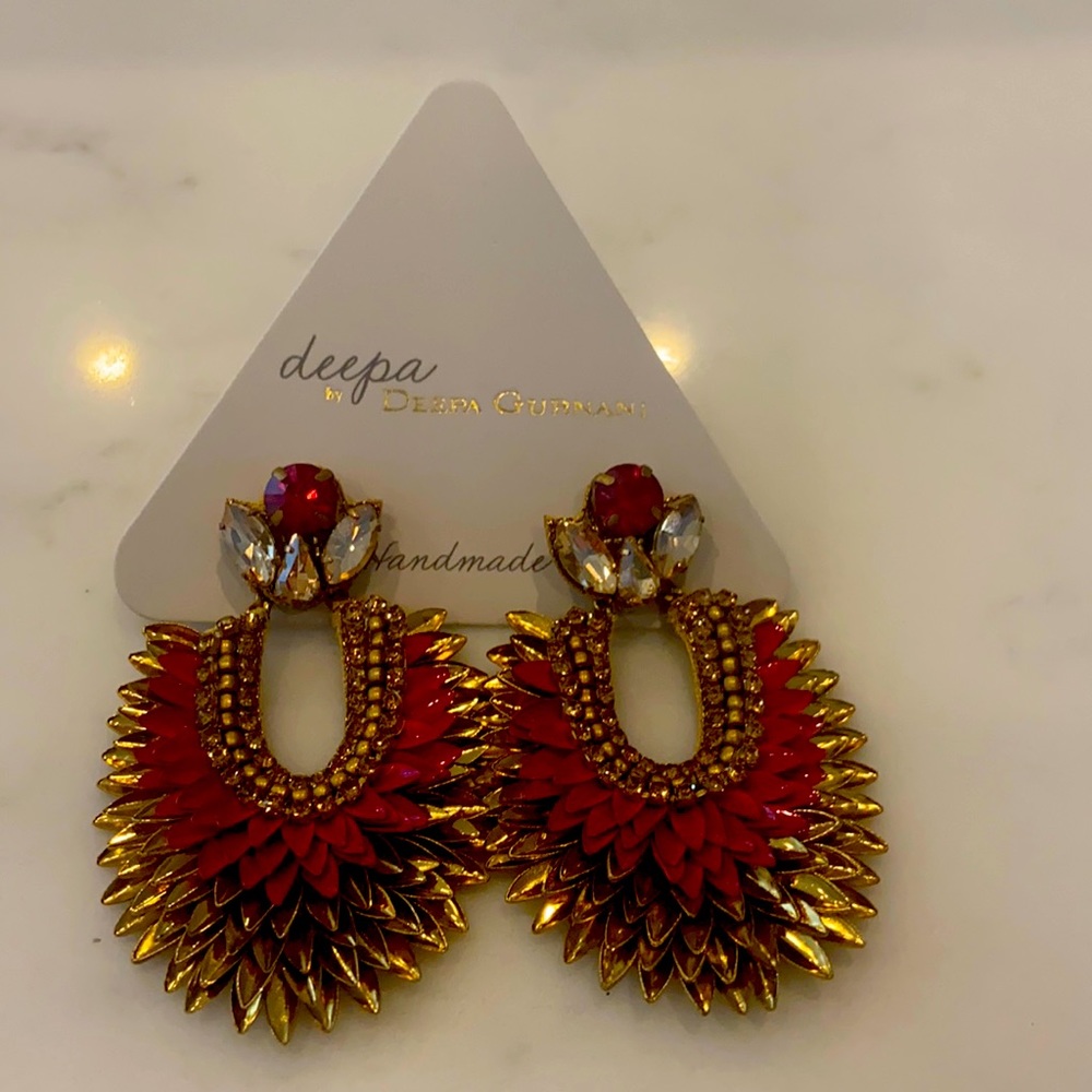 Gorgeous Deepa Gurnani statement earrings